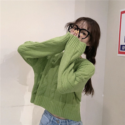 Μοντέρνα γυναικεία κοντή μπλούζα με ωοειδές λαιμόκοψη σε διάφορα χρώματα