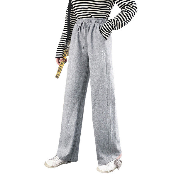 Női alkalmi sportnadrág két színben gumírozott derékkal