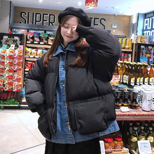 Geaca lata dama cu fermoar in doua culori alb si negru