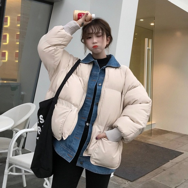 Geaca lata dama cu fermoar in doua culori alb si negru