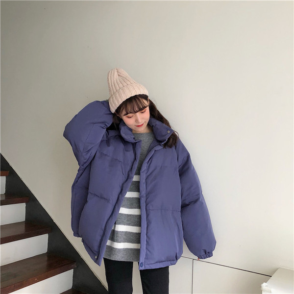 Széles női kabát magas gallérral, két színben