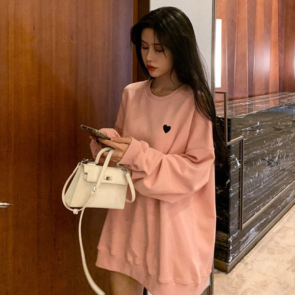 Bluza lunga de dama in trei culori cu decolteu oval