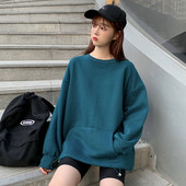 Καθημερινή γυναικεία μπλούζα με τσέπη και ωοειδές λαιμόκοψη σε δύο χρώματα