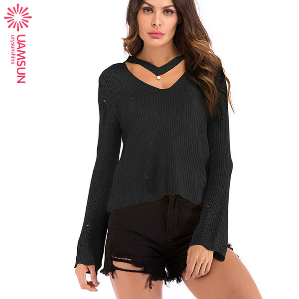 Casual Γυναικεία Μπλούζα με V-neck σε τέσσερα χρώματα