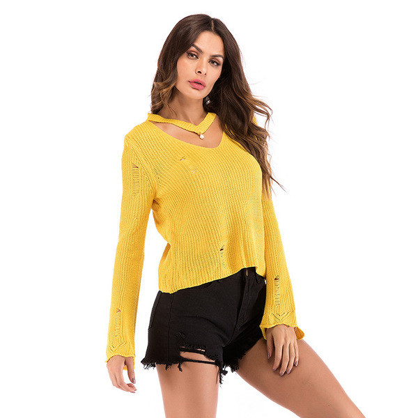 Casual Γυναικεία Μπλούζα με V-neck σε τέσσερα χρώματα