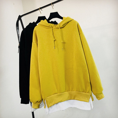 Γυναικεία αθλητική-casual μπλούζα με κουκούλα σε δύο χρώματα