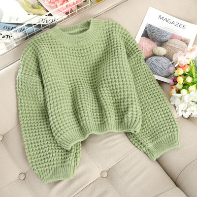 Γυναικείο casual πουλόβερ με οβάλ ντεκολτέ σε πέντε χρώματα