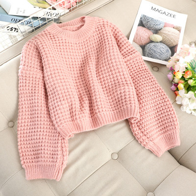 Γυναικείο casual πουλόβερ με οβάλ ντεκολτέ σε πέντε χρώματα