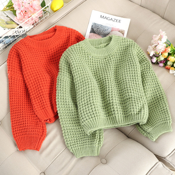 Γυναικείο casual πουλόβερ με οβάλ ντεκολτέ σε πέντε χρώματα