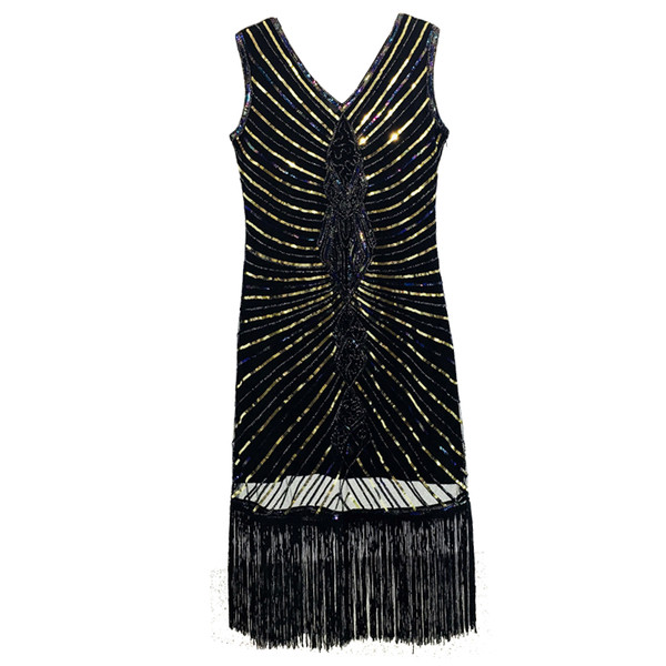 Rochie de dama eleganta cu decolteu in V cu paiete