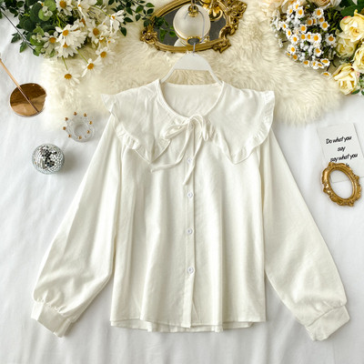 Cămașă modernă de damă cu nasturi în mai multe culori