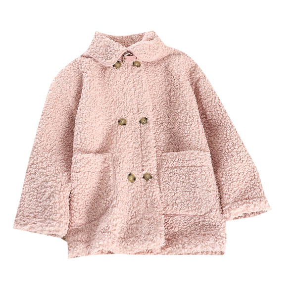 Късо дамско палто с джобове в пет цвята