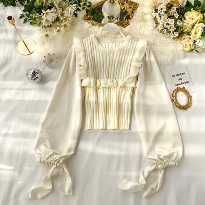 Γυναικείο πουλόβερμε στρογγυλό λαιμόκοψη σε διαφορετικά χρώματα