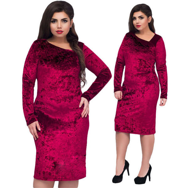 Rochie scurtă de damă elegantă, cu mâneci lungi, în albastru, roz și verde