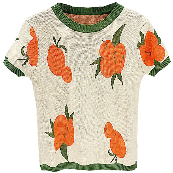 Női blúz rövid ujjal, színes hímzéssel