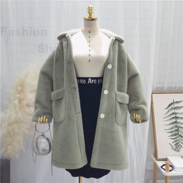 Дълго дамско меко палто с джобове в различни цветове