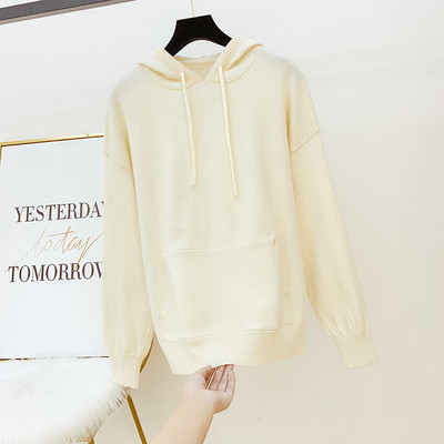 Casual γυναικεία φούτερ με κουκούλα σε διάφορα χρώματα