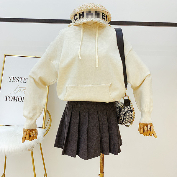 Casual γυναικεία φούτερ με κουκούλα σε διάφορα χρώματα