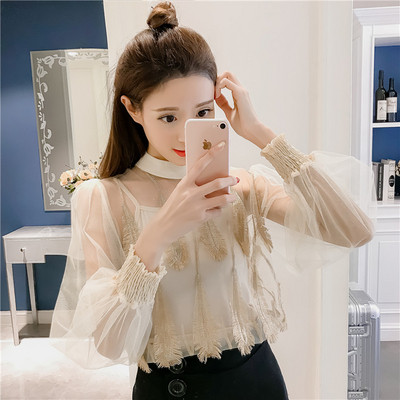 Cămașă modernă de damă în alb-negru