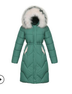 Μοντέρνο μακρύ χειμωνιάτικο μπουφάν με φερμουάρ σε διάφορα χρώματα