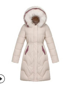 Μοντέρνο μακρύ χειμωνιάτικο μπουφάν με φερμουάρ σε διάφορα χρώματα