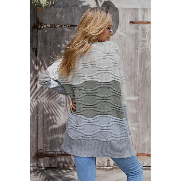 Cardigan lung dama model NOU fara inchidere in trei culori