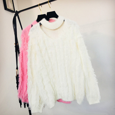 Pulover de iarna dama - model lung in mai multe culori