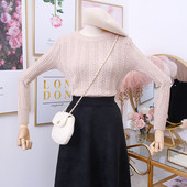 Νέο μοντέλο γυναικείο πουλόβερ O-Neck με μακρύ μανίκι - Πολλαπλά χρώματα