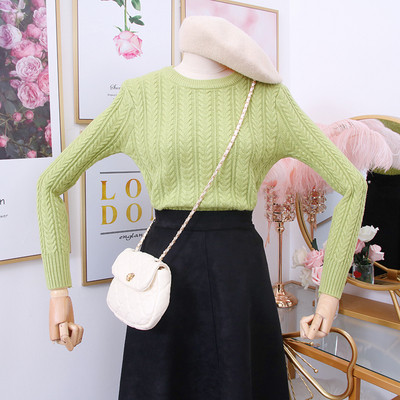 Νέο μοντέλο γυναικείο πουλόβερ O-Neck με μακρύ μανίκι - Πολλαπλά χρώματα