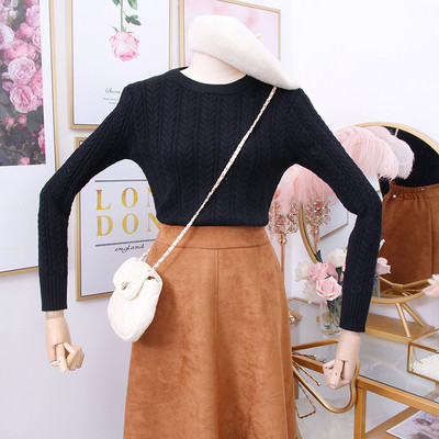 Νέο μοντέλο γυναικείο πουλόβερ O-Neck με μακρύ μανίκι - Πολλαπλά χρώματα