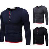 Bluză bărbătească modernă cu nasturi în trei culori