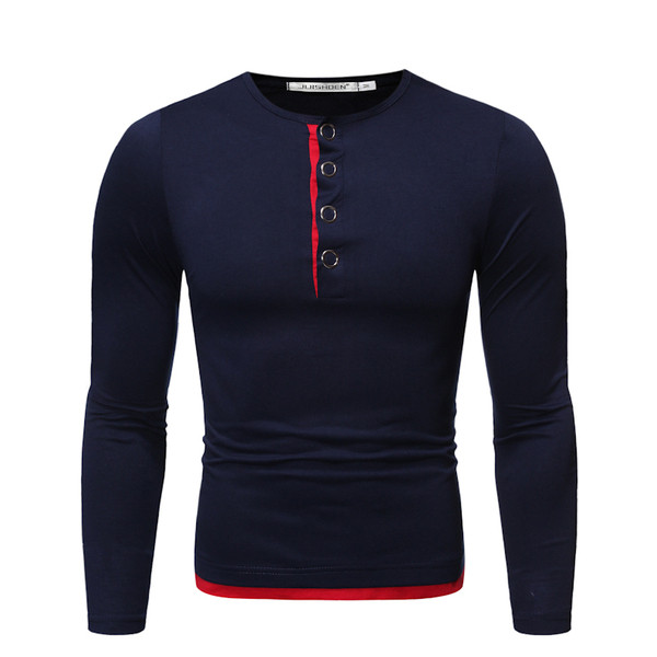 Bluză bărbătească modernă cu nasturi în trei culori