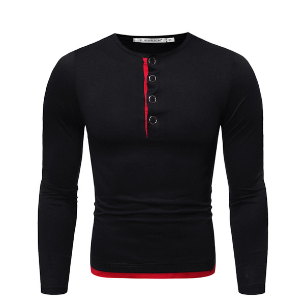 Bluză bărbătească modernă cu nasturi în trei culori