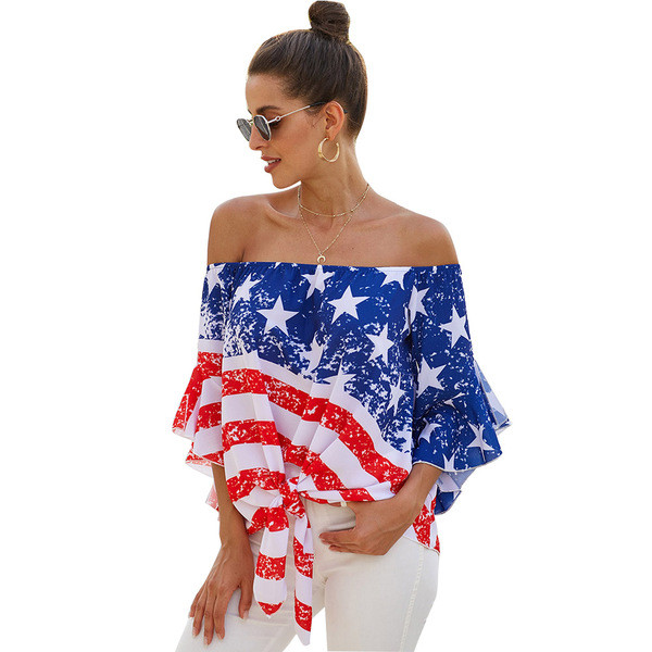 Alkalmi női blúz 3/4-es ujjal és megkötővel öt színben