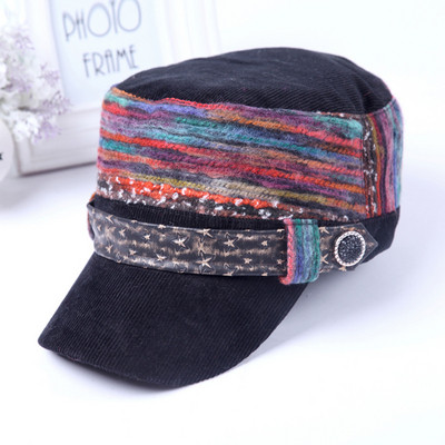 Modern női sapka napellenzővel, öt színben