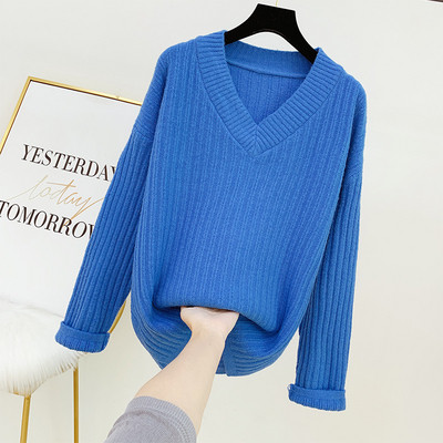 Μοντέρνο γυναικείο πουλόβερ γυναικών με κορδέλα σε διάφορα χρώματα