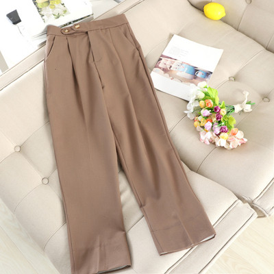 Pantaloni moderni de dama cu talie inalta in patru culori