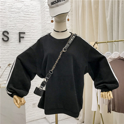 Bluză de damă casual cu margine pe mâneci în mai multe culori