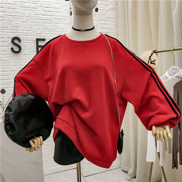 Bluză de damă casual cu margine pe mâneci în mai multe culori