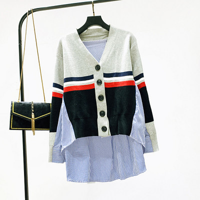 Camasa dama de toamna model asimetric in trei culori