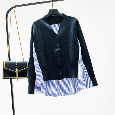 Női mellény ing kék, fekete és szürke színben