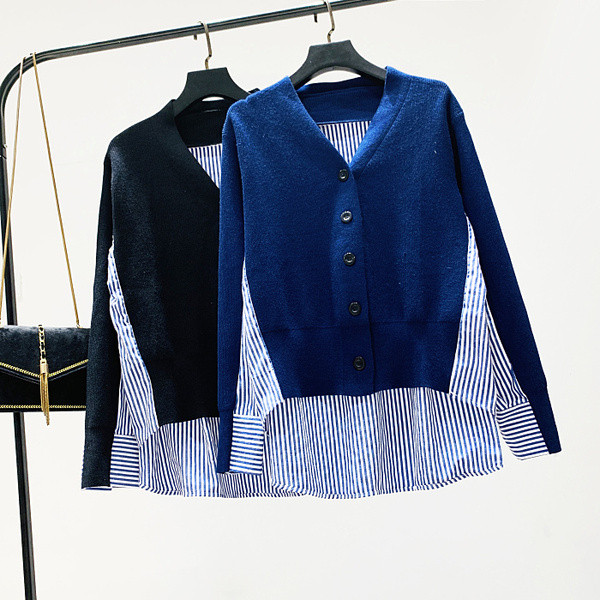 Női mellény ing kék, fekete és szürke színben