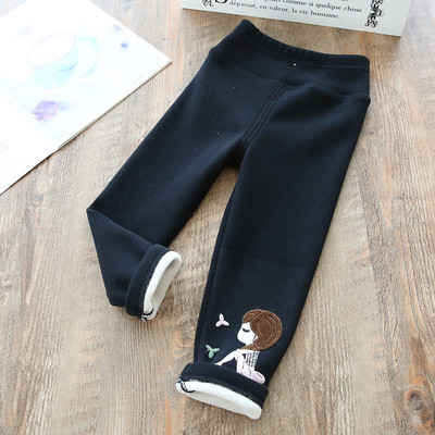 Modern gyerek leggings lányoknak több színben hímzéssel