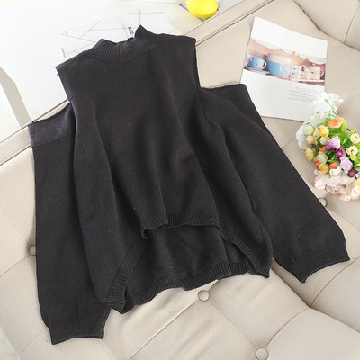 Csupasz vállú női pulóver több színben