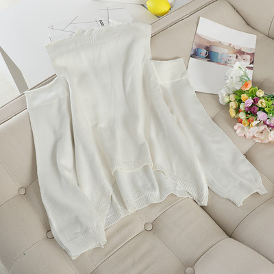 Csupasz vállú női pulóver több színben