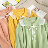 Γυναικείο πουλόβερ  με κολάρο σε διάφορα χρώματα