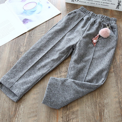 Model nou de pantaloni copii pentru fete cu buzunare