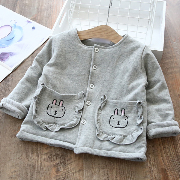 Modern gyerekmellény, gombokkal és zsebekkel, rózsaszín, lila, szürke és kék színben