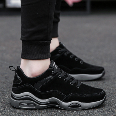 Μοντέρνα ανδρικά αθλητικά παπούτσια με κορδόνια και παχιά σόλα σε τρία χρώματα