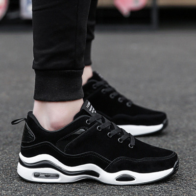 Μοντέρνα ανδρικά αθλητικά παπούτσια με κορδόνια και παχιά σόλα σε τρία χρώματα